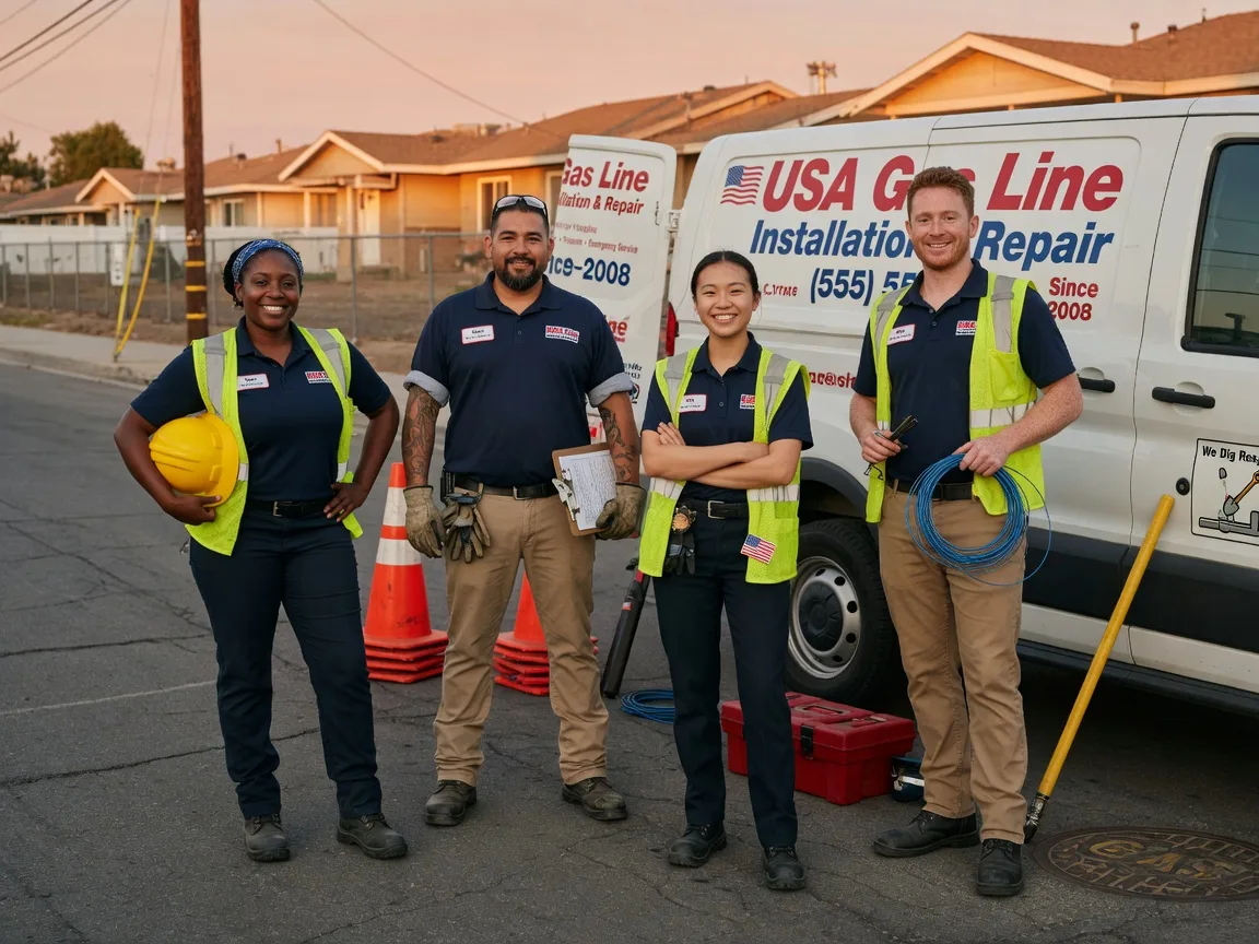 Gas Line Installation company in Farnam, NE